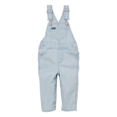 Image showing 0 th Wrangler Little Girl's Denim Overalls