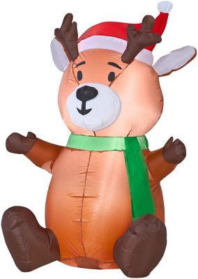 Gemmy Airblown Outdoor Baby Reindeer Small Inflatable