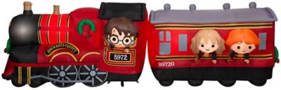 Gemmy Airblown-Hogwarts Express with Leds-Large Scene-Wb