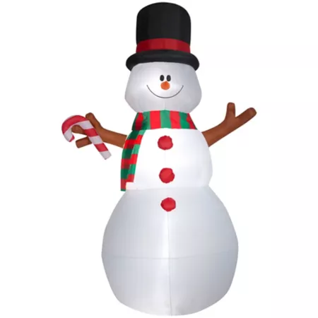 Animated rotating snowman Gemmy Christmas Inflatables