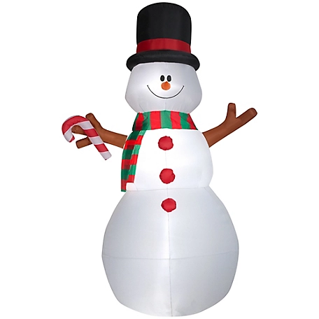 Gemmy Animated Airblown-Swiveling Snowman