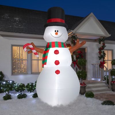 Image showing  Animated Airblown-Swiveling Snowman