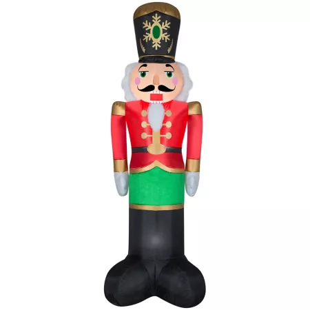 Nutcracker Gemmy Airblown-Mixed Media-Luxe Christmas Inflatables