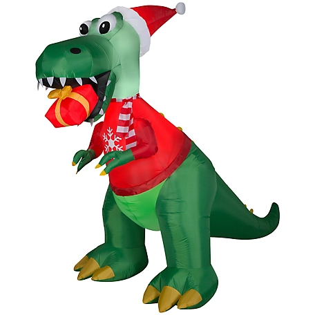 Gemmy Airblown-T-Rex with Gift-Large