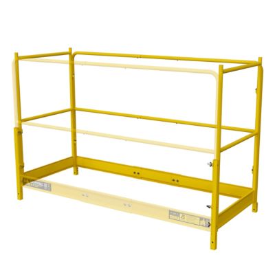 ScaffoldMart 3 or 4 Sided Multifunction Safety Guardrail, MFGRSET3/4