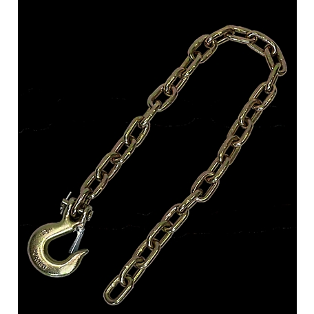 Hero Safety Chain 5/16 in. x 35 in. Clevis With Hook 11.7KLBS, 1