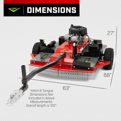 Image showing 5 th Earthquake Acreage 44 in. Tow-Behind Roughcut Mower