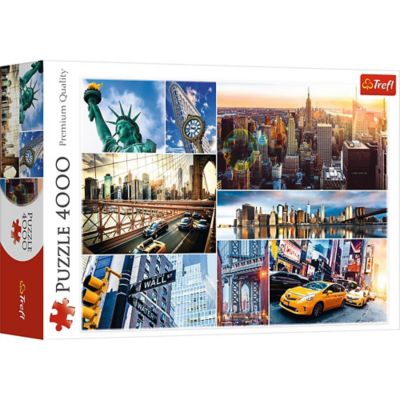 Trefl 4000 pc. Jigsaw Puzzle, New York Collage, 45006