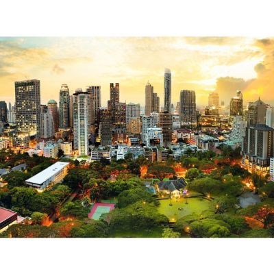 Image showing  3000 pc. Jigsaw Puzzle, Sunset in Bangkok, 33060