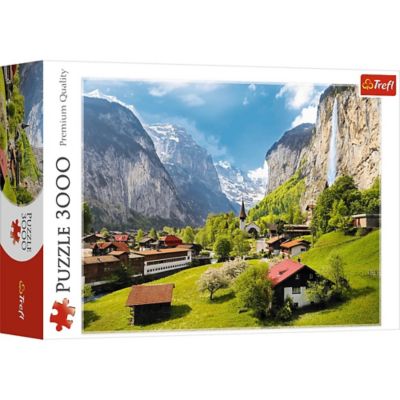 Trefl 3000 pc. Jigsaw Puzzle, Lauterbrunnen, Switzerland, 33076