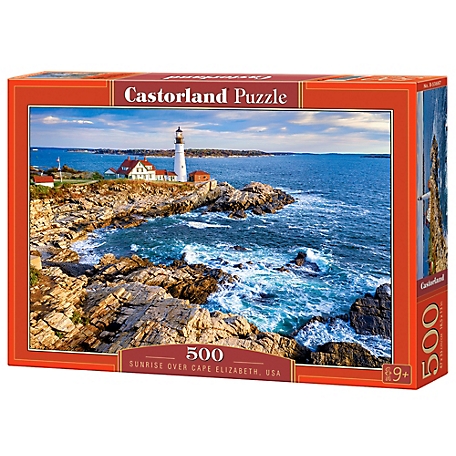 Castorland 500 pc. Jigsaw Puzzle, Sunrise Over Cape Elizabeth, B-53667