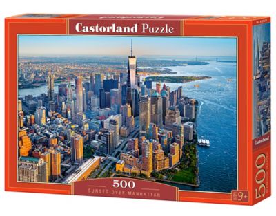 Castorland 500 pc. Jigsaw Puzzle, Sunset Over Manhattan, B-53674