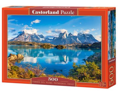 Castorland 500 pc. Jigsaw Puzzle, Torres Del Paine, Patagonia, Chile, B-53698