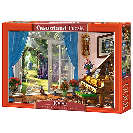 Castorland 1000 pc. Jigsaw Puzzle, Doorway Room View, C-104079-2