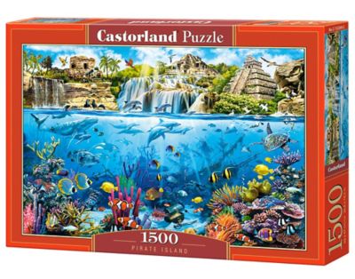 Castorland 1500 pc. Jigsaw Puzzle, Pirate Island, C-152049-2