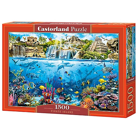 Castorland 1500 pc. Jigsaw Puzzle, Pirate Island, C-152049-2