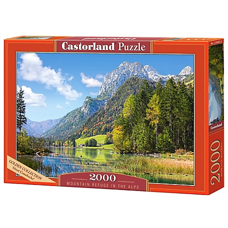 Castorland 2000 pc. Jigsaw Puzzle, Mountain Refuge in the Alps, C-200832-2