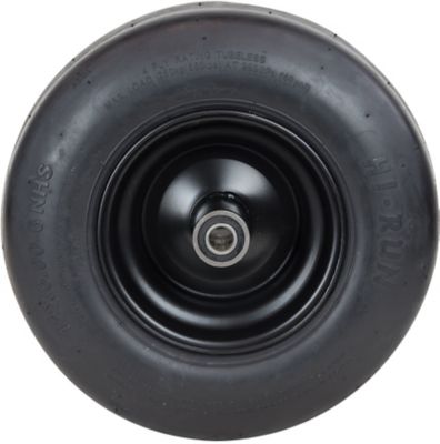 Image showing  L&G Tire Assembly, 12 x 6-6 4PR on 6 x 4.5 Solid Black Rim, ASB1213