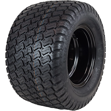 Hi-Run L&G Tire Assembly, 20 x 12-10 4PR on 10 x 8.5 4Lug Black Rim , ASB1214