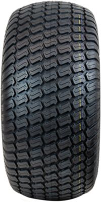 Image showing  22 x 10-10 4PR on 10 x 7 4-Lug Black Rim L&G Tire Assembly