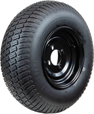 Hi-Run L&G Tire Assembly, 21 x 7-10 4PR on 10 x 6 4Lug Black Rim, ASB1218