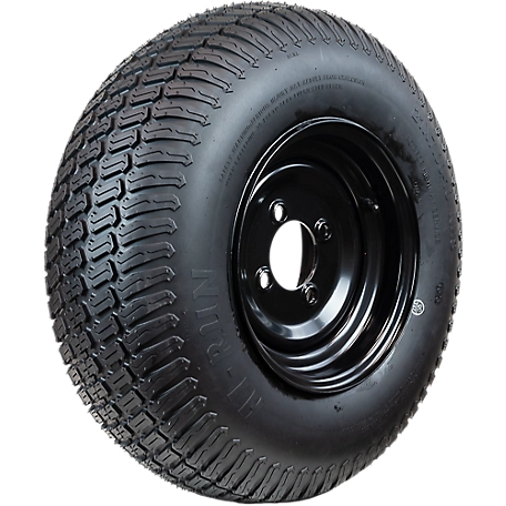 Hi-Run L&G Tire Assembly, 21 x 7-10 4PR on 10 x 6 4Lug Black Rim, ASB1218