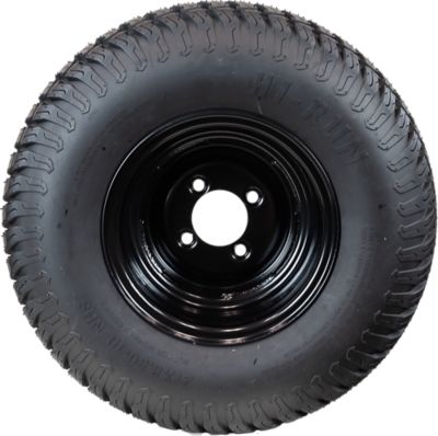 Image showing  21 x 8.5-10 4PR on 10 x 6 4-Lug Black Rim L&G Tire Assembly