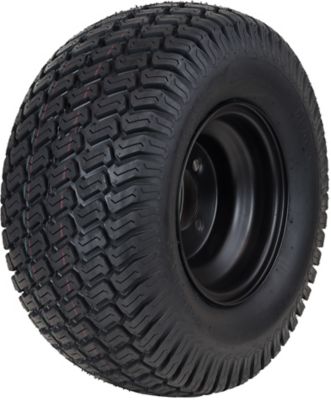 Hi-Run L&G Tire Assembly, 18 x8.5-8 4PR on 8 x 5.5 4Lug Black Rim , ASB1220