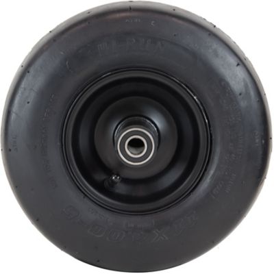Image showing  11 x 4-5 4PR on 5 x 3 Solid Black Rim L&G Tire Assembly