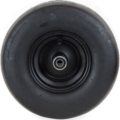 Image showing  L&G Tire Assembly, 13 x 6.5-6 4PR on 6 x 4.5 Solid Black Rim, ASB1222