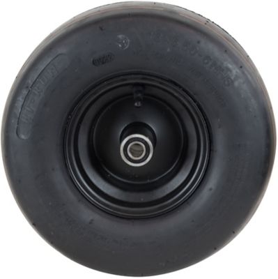 Image showing  L&G Tire Assembly, 13 x 6.5-6 4PR on 6 x 4.5 Solid Black Rim, ASB1222