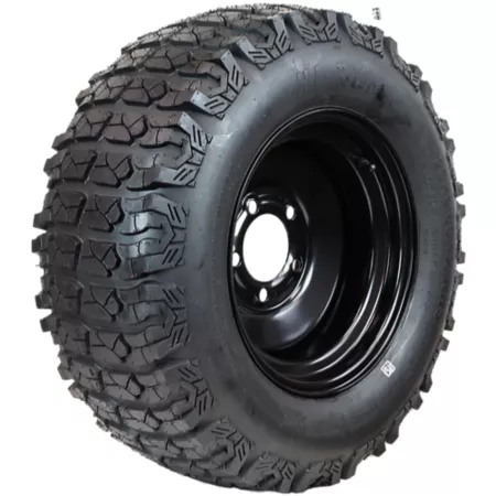 L&G Hi-Run 23 x 9-12 4PR on 12 x 7 5 Lug Tire Set with Black Rim Tire & Wheel Combos