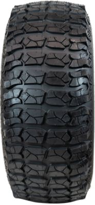 Image showing  23 x 9-12 4PR on 12 x 7 5-Lug Black Rim L&G Tire Assembly