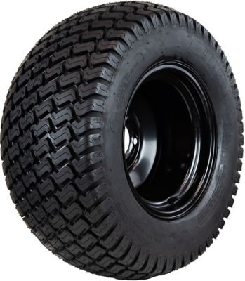 Hi-Run L&G Tire Assembly, 24 x 12-12 4PR on 12 x 8.5 5Lug Black Rim, ASB1225
