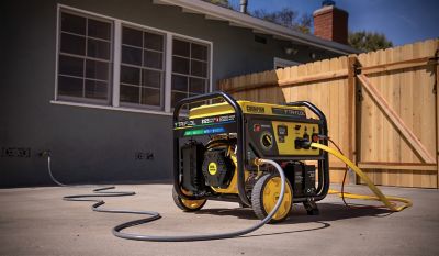 Image showing 8 th Champion Power Equipment 8,125/6,500-Watt Tri-Fuel Portable Generator, Electric Start, CO Shield