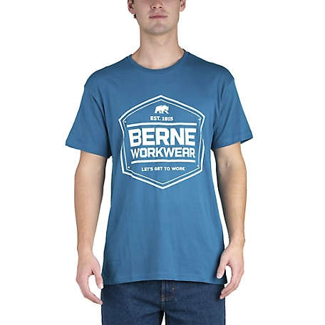 Berne Men's Short-Sleeve Logo T-Shirt