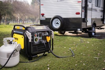 Image showing 9 th Champion Power Equipment 8,500/7,000-Watt Dual-Fuel Inverter Generator, Quiet Technology, CO Shield, Electric Start