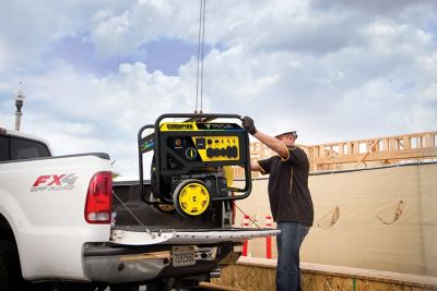 Image showing 7 th Champion Power Equipment 15,000/12,000-Watt Tri-Fuel Home Backup Portable Generator, Electric Start, CO Shield