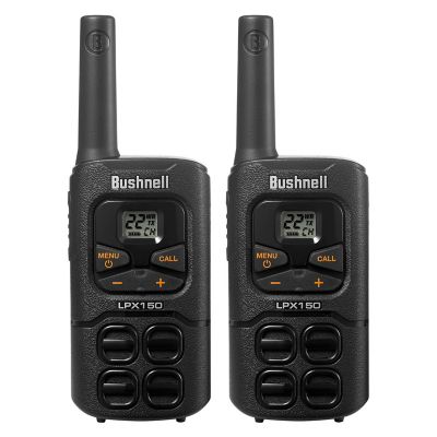 Bushnell Compact 22-Channel FRS Walkie Talkie, 2-Pack