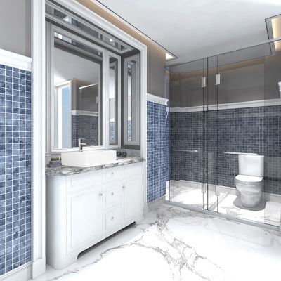 Image showing 5 th Sinber Matte Stone Composite 23 in. Rectangular Ceramic Bathroom Vanity Vessel Sink, Scratch Resistant, White