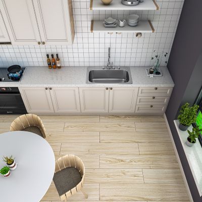 Image showing 6 th Sinber 33 in. Drop-In Single Bowl 9 in. Deep 18-Gauge 304 Stainless Steel Kitchen Sink, MT3322CR