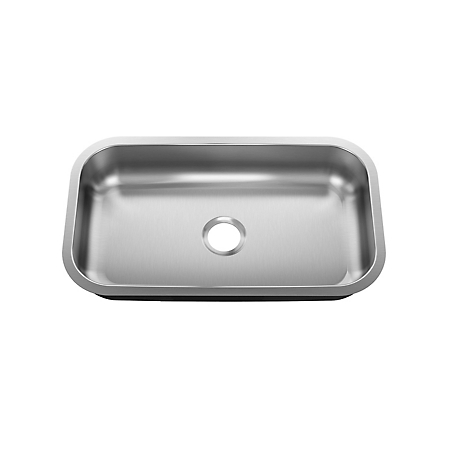 Sinber Ada 30 in. Undermount Single Bowl 18 Gauge 304 Stainless Steel Kitchen Sink, MU3018S-ADAR