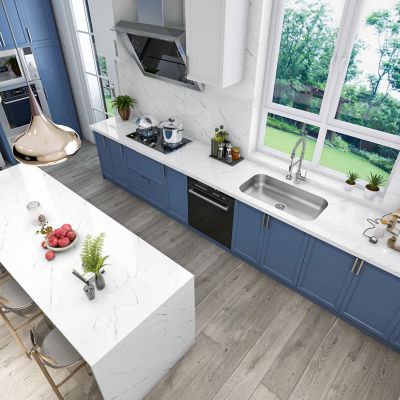 Image showing 5 th Sinber Ada 30 in. Undermount Single Bowl 18 Gauge 304 Stainless Steel Kitchen Sink, MU3018S-ADAR