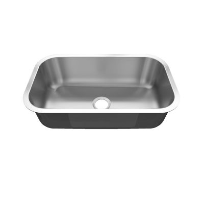 Sinber 31 in. Undermount Single Bowl 18 Gauge 304 Stainless Steel Kitchen Sink, MU3118SR