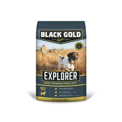 Black Gold Explorer Original Performance Formula 26/18 Adult Dry Dog Food Switched from Victor & content with this dog food