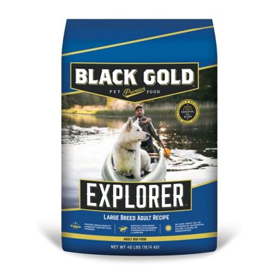 Black Gold Explorer Large Breed Adult 23% Recipe Dry Dog Food, 40lb My Dogs Black Gold