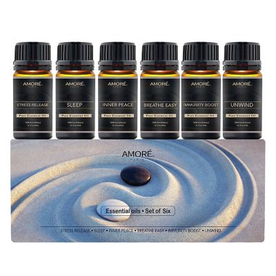 Image showing 6 th Extreme Fit Premium Grade Natural Aromatherapy Essential Oil Set for Focus, Calming, Sleep & Immune Support for Kids, Bosnia