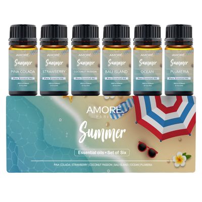 Extreme Fit 6-Pack: Aromatherapy Pure Essential Oils for Diffuser, Humidifier, Massage, Skin & Hair Care Well-Being, Dubai