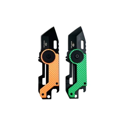 Image showing  1.7 in. 2 pc. Mini Tanto Neon Folding Knife