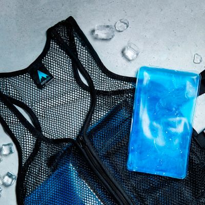 Image showing  Frosty Mesh Ice Vest with Replacement Ice Packs